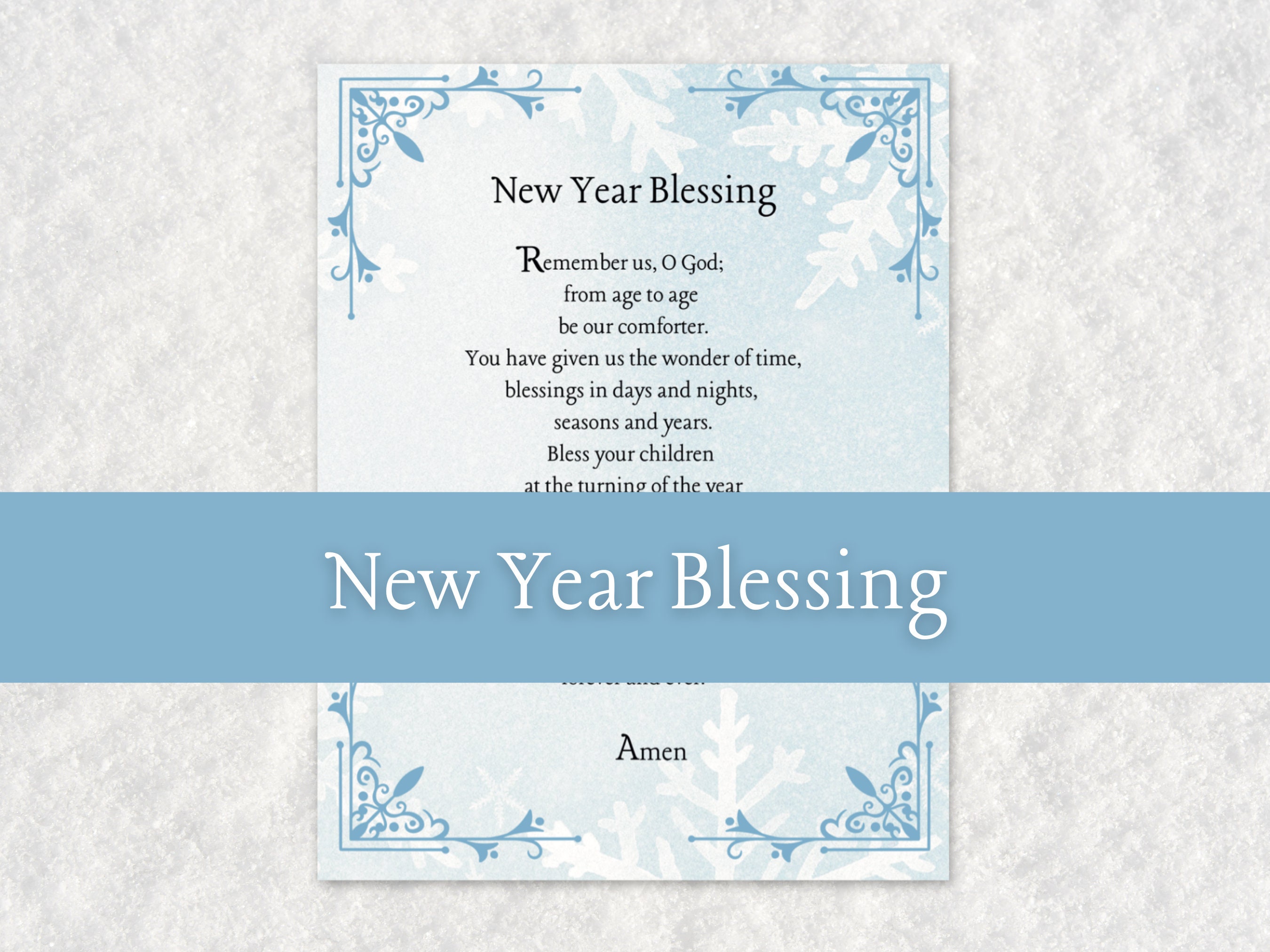 Blessings for the New Year Prayer, New Years Prayer, Prayer Art, Prayer ...