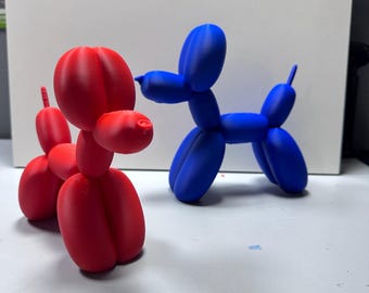 Statua cane palloncino moderna