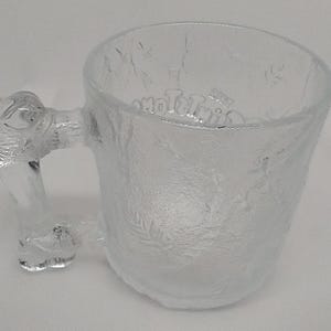 Vintage Flintstones Glass Mug: McDonald&#39;s 1993, Bone Handle