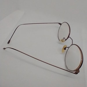 Vintage Brown Metal Glasses Retro Style 90s glasses