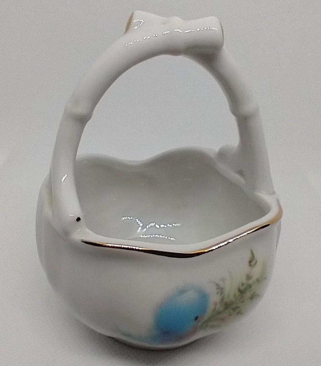 Vintage Treasures Designers Collection Blue Bird Fine Porcelain