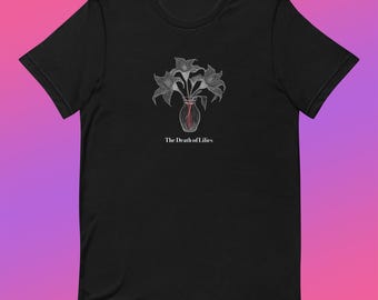 The Death of Lilies OG Logo Unisex T-Shirt - Classic Gothic Band Design
