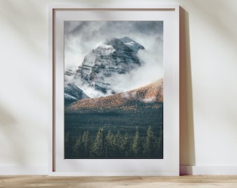 Banff National Park Print – Canadian Rockies Mountain Landscape Photography