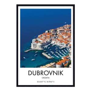 Dubrovnik Print, Dubrovnik Wall Art, Dubrovnik Poster, Dubrovnik Photography, Dubrovnik Art Print, Dubrovnik Travel Poster, Dubrovnik Decor