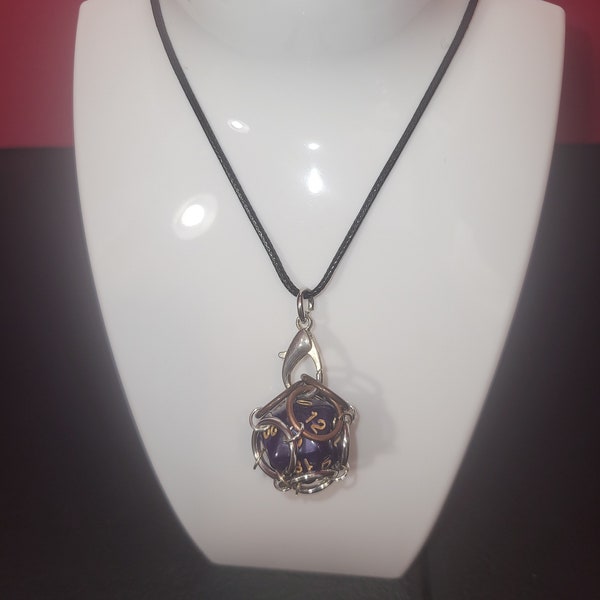 Dice Cage Necklace