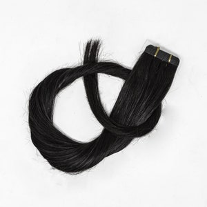 テープヘアエクステンション粘着テープ髪 100% ナチュラル REMY 髪 49 センチメートル