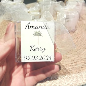 Personalized Shell Candle Wedding Favors – Custom Oyster Seashell Scented Guest Gifts, Coastal Bridal Shower Keepsake, Beach Wedding Decor