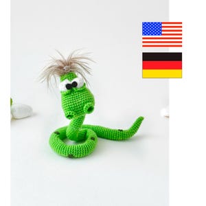 Mini serpent pettern (uniquement au crochet, PDF)