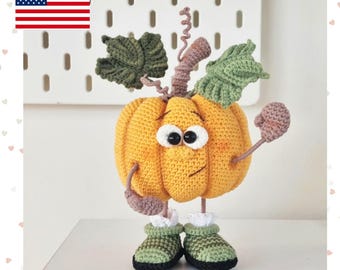 Crochet Pumpkin Pattern PDF – Amigurumi Pumpkin – Crochet Pumpkin