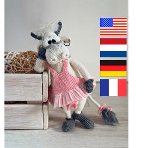 Super cow (only crochet hook, PDF)