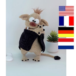 Bat (only crochet, PDF)
