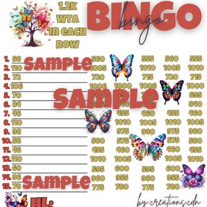 1.2k WTA Colorful BUTTERFLIES