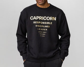 The Astrology Crewneck in Capricorn