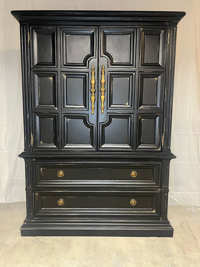 Vintage Drexel Heritage Armoire Etsy