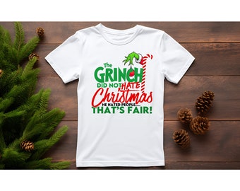 The Grinch did not hate Christmas PNG