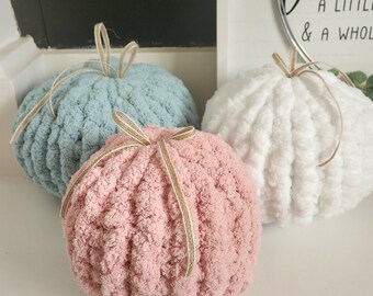 Chunky Pumpkin | Chunky Yarn | Handknit | Valentines Day | Birthday | Anniversary | Baby shower | Gift | Home Decor