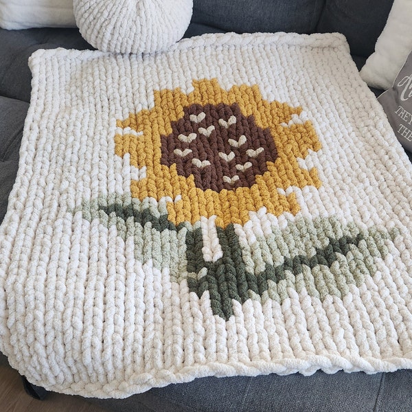 Sunflower PATTERN ONLY - PLEASE Read Item Details Before Purchasing