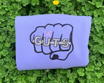 GUTS Rings Embroidered Hoodies, Olivia Rodrigo Guts Tour 2024 Embroidery,