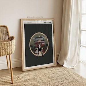 Spirited Away Bathhouse Wall Art – Studio Ghibli Printable Poster