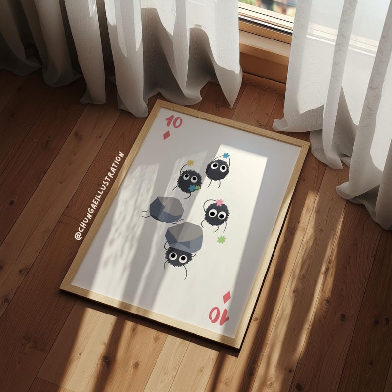 Studio Ghibli Art Print Set | Howl's Moving Castle, Totoro, Spirited Away image 7