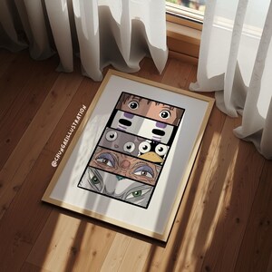 Spirited Away Print | Ghibli Anime Poster | Chihiro Fan Art image 4
