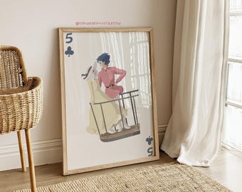 Howl's Moving Castle Print | Studio Ghibli Anime Poster