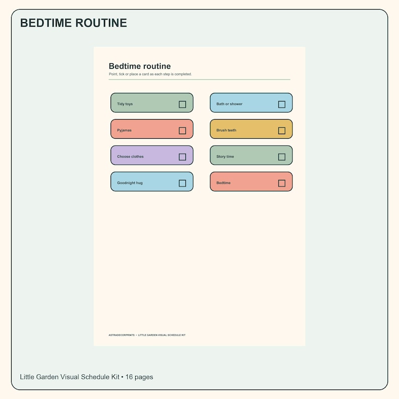 Visual Schedule for Kids, 60 Activity Cards, First Then Board ...
