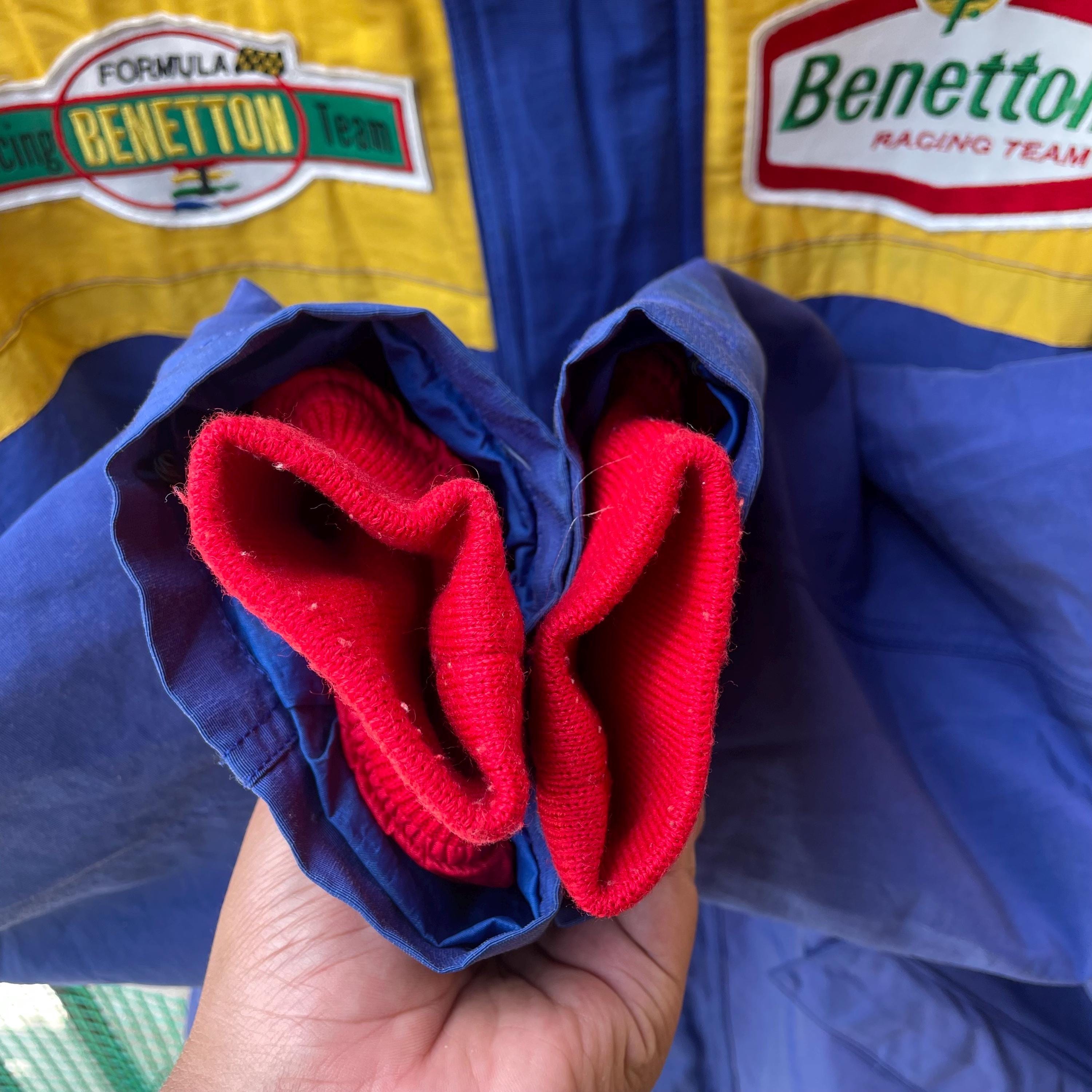 90s BENETTON Formula1 チームスタッフダウンジャケット Benetton Formula1 ベネトン フォーミュラ 90s ジャケット