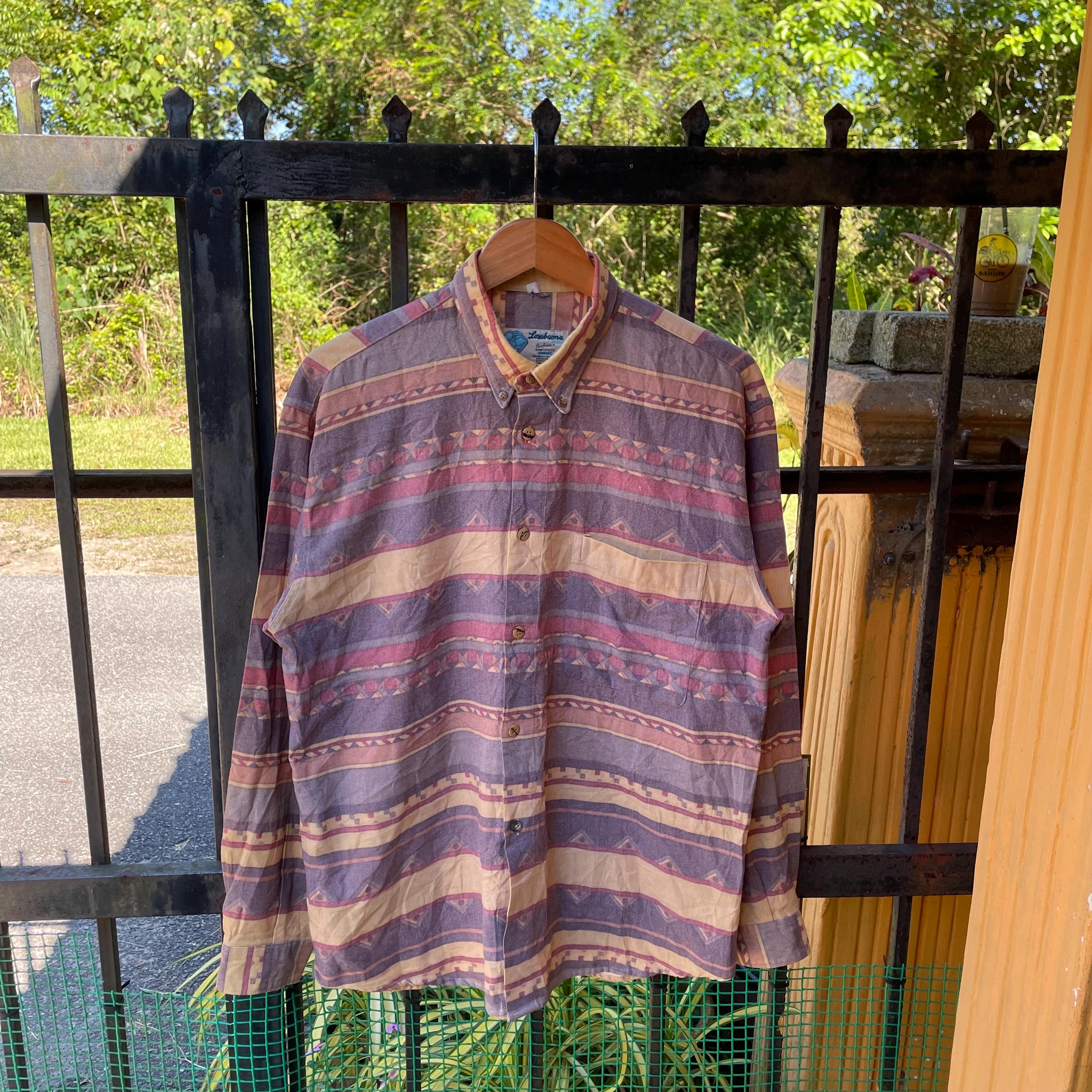 トップス 50's style Navajo pattern Vintage Retro Multicolour Motive Native Navajo Design Aztec