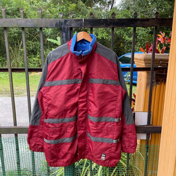 ジャケット・アウター 90s MARITHE FRANCOIS GIRBAUD bomber JKT Vintage Marithe Francois Girbaud Fleece Inside Full Zipper Bomber