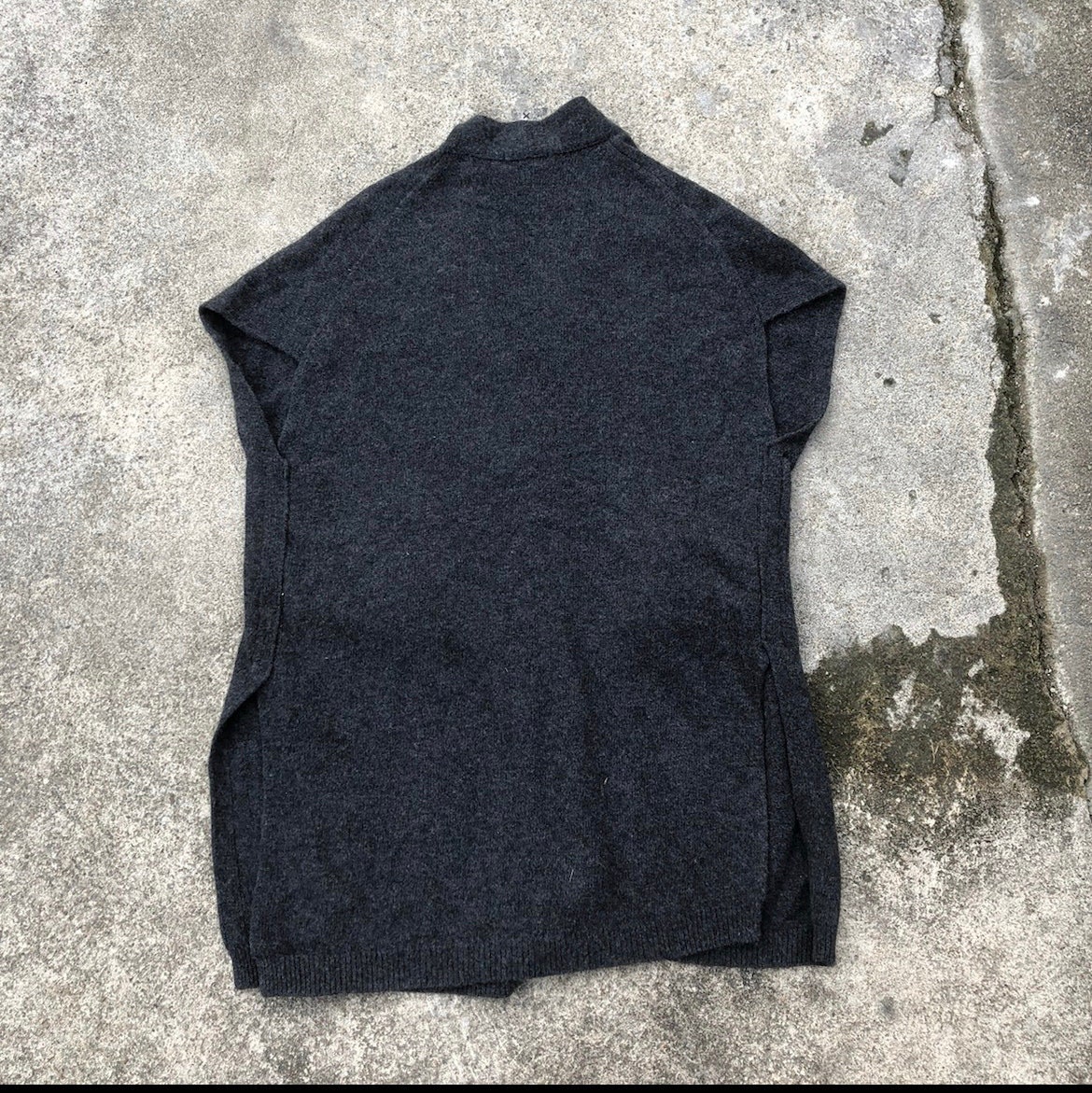 Vintage Hussein Chalayan Designer Unroped Unbuttons Free Wide