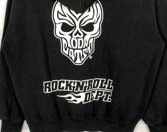 Vintage Cream Soda Rock N Roll Big Skull Big Logo Full