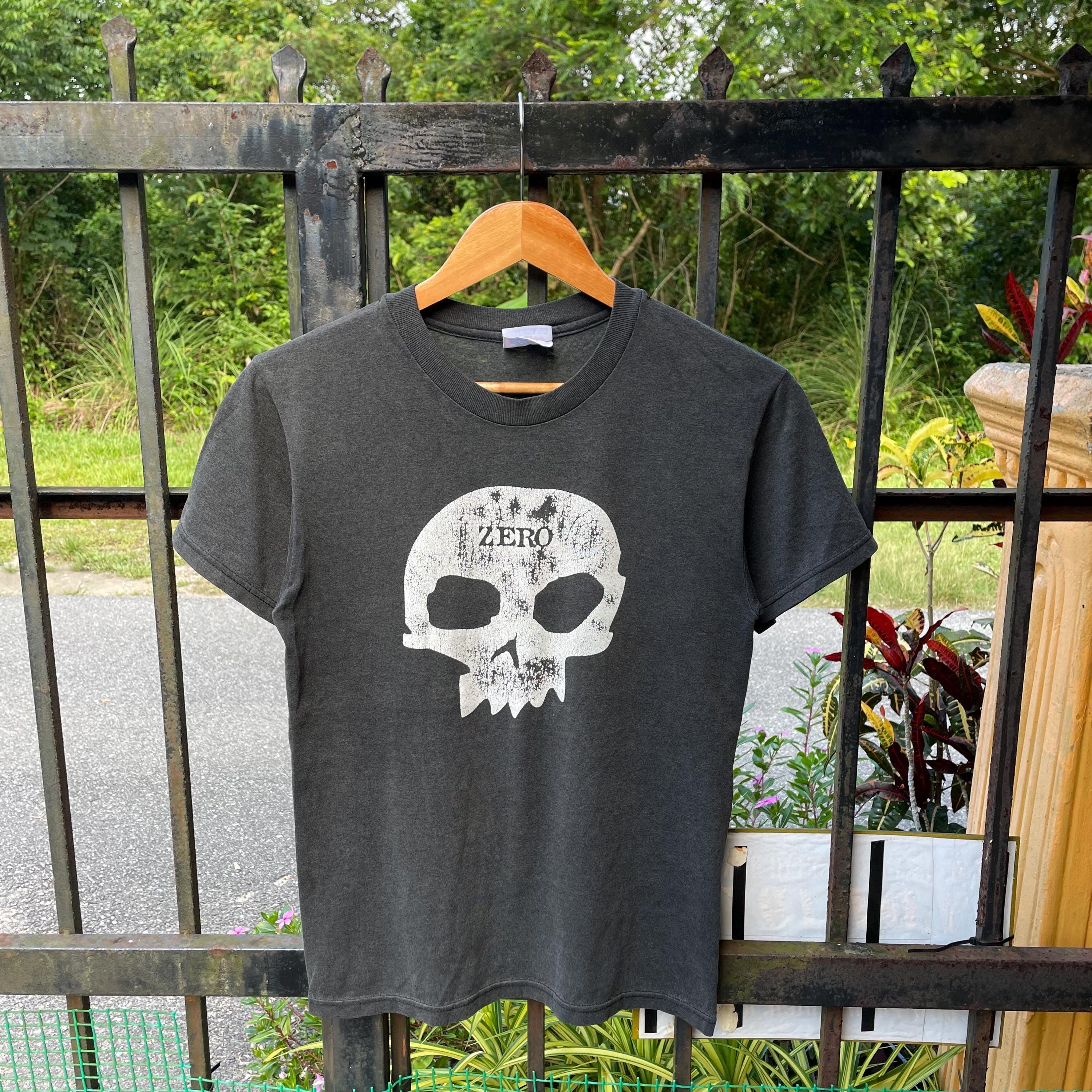 Vintage Y2K Zero Skateboard Big Skull Logo Zero Skate Wear Zero
