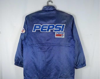 Vintage Nascar JH Design Pepsi Black Cotton Jacket - Etsy