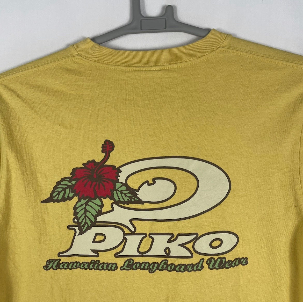 Vintage Piko Hawaiian Surfing Big Logo Surfers Brand Surf Tee