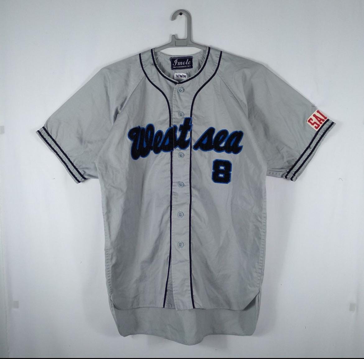 Maillot De Baseball Japonais Rétro Vintage Taille S - Occasion Très Bon état - Couleur Multicolore
