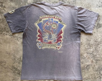 Vintage Scorpion Bay Big Logo Surfing Tee Single Stitch Tee Worn