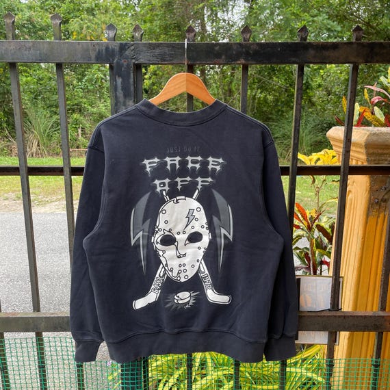 nike flame embroidered sweatshirt