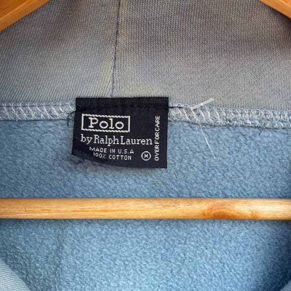 80s Polo by Ralph Lauren ブルゾンmade in USA Vintage Ralph Lauren Polo Sport Fleece Sherpa Hoodie Large