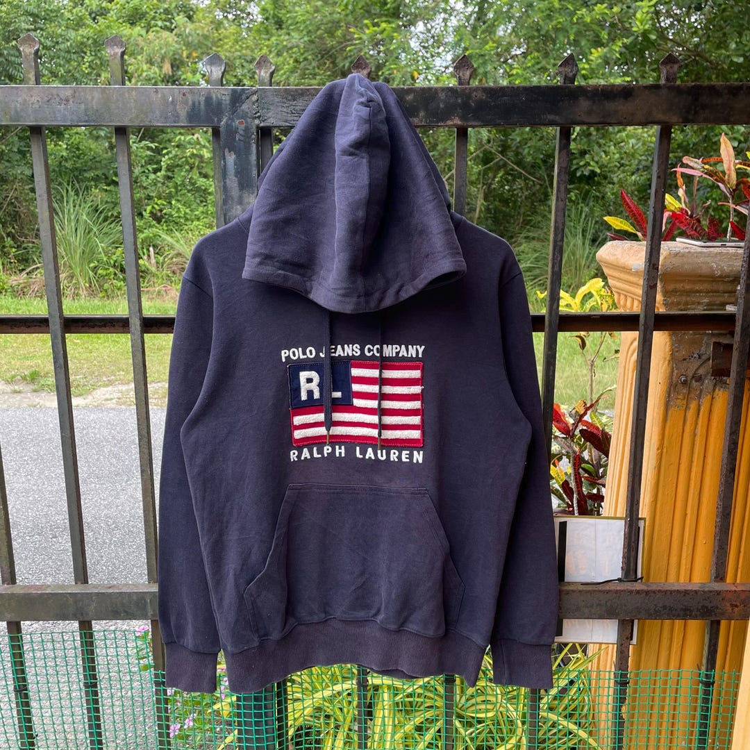 Vintage Polo Ralph Lauren Polo Jeans Company Big Flag Logo Polo