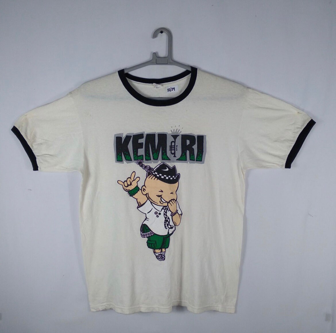 ヴィンテージ ケムリ 日本のスカ パンクロックバンド リンガーTシャツ
