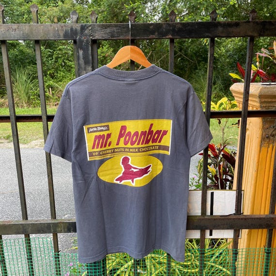 Vintage 90s Poon Tang Built in USA Skateboard Tee / Poster Art 