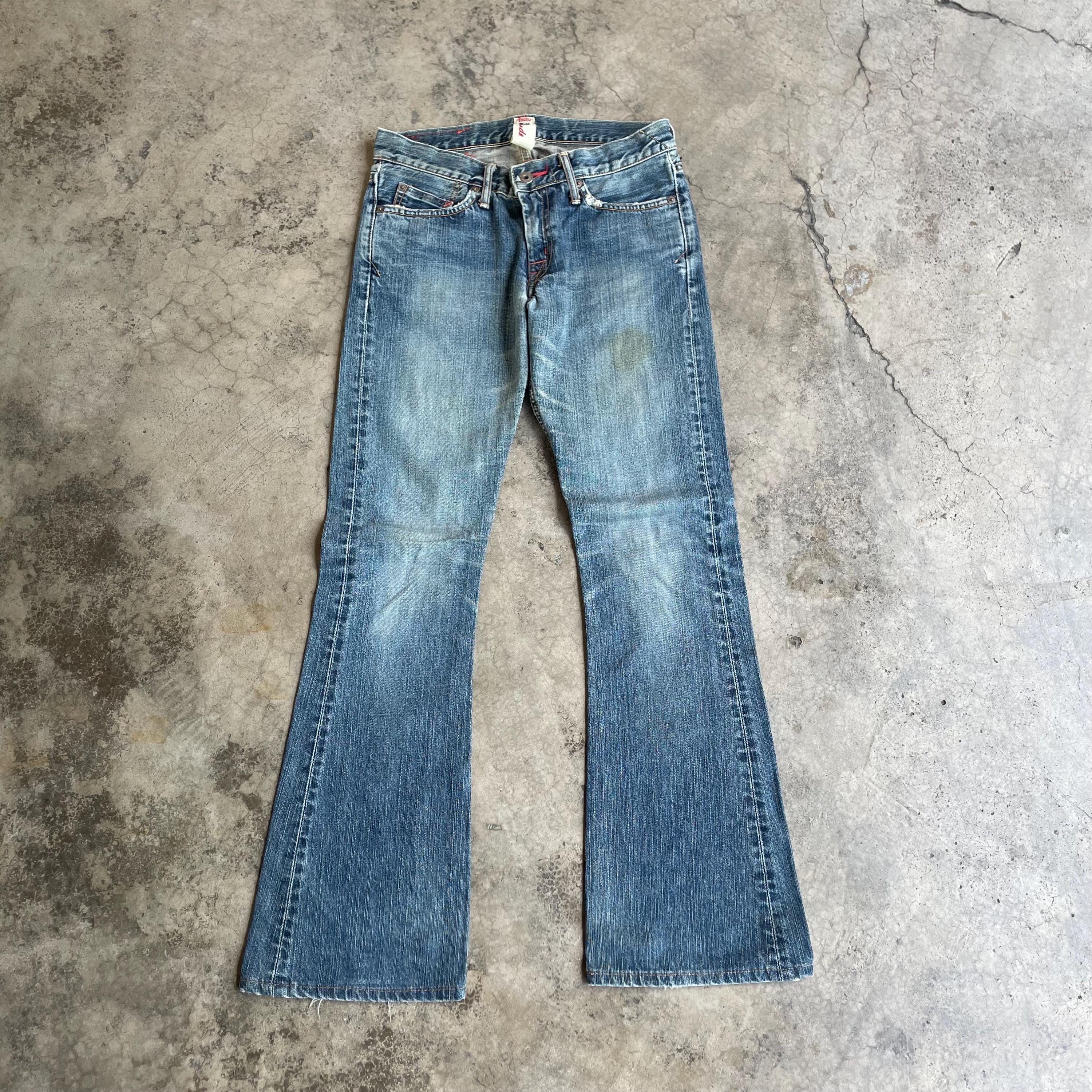 Vintage Edwin 503 Stoned Washed Edwin Miss Rude Way Ripped 