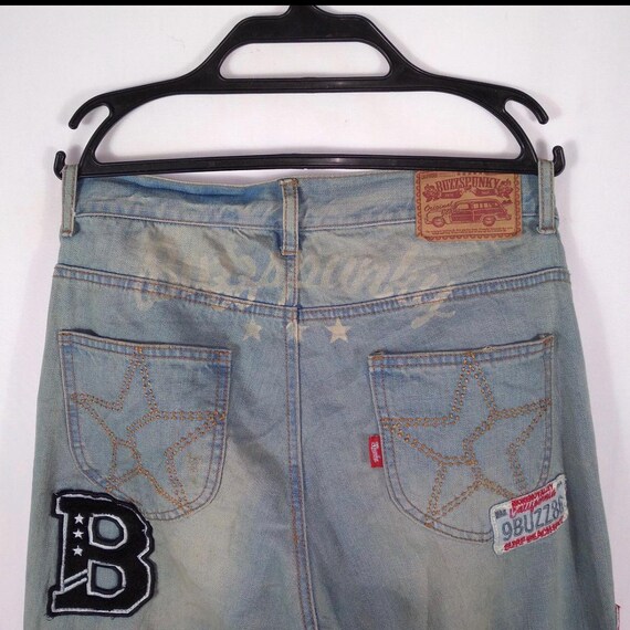 Vintage Buzzspunky Multiple Patchworks Stoned Was… - image 4