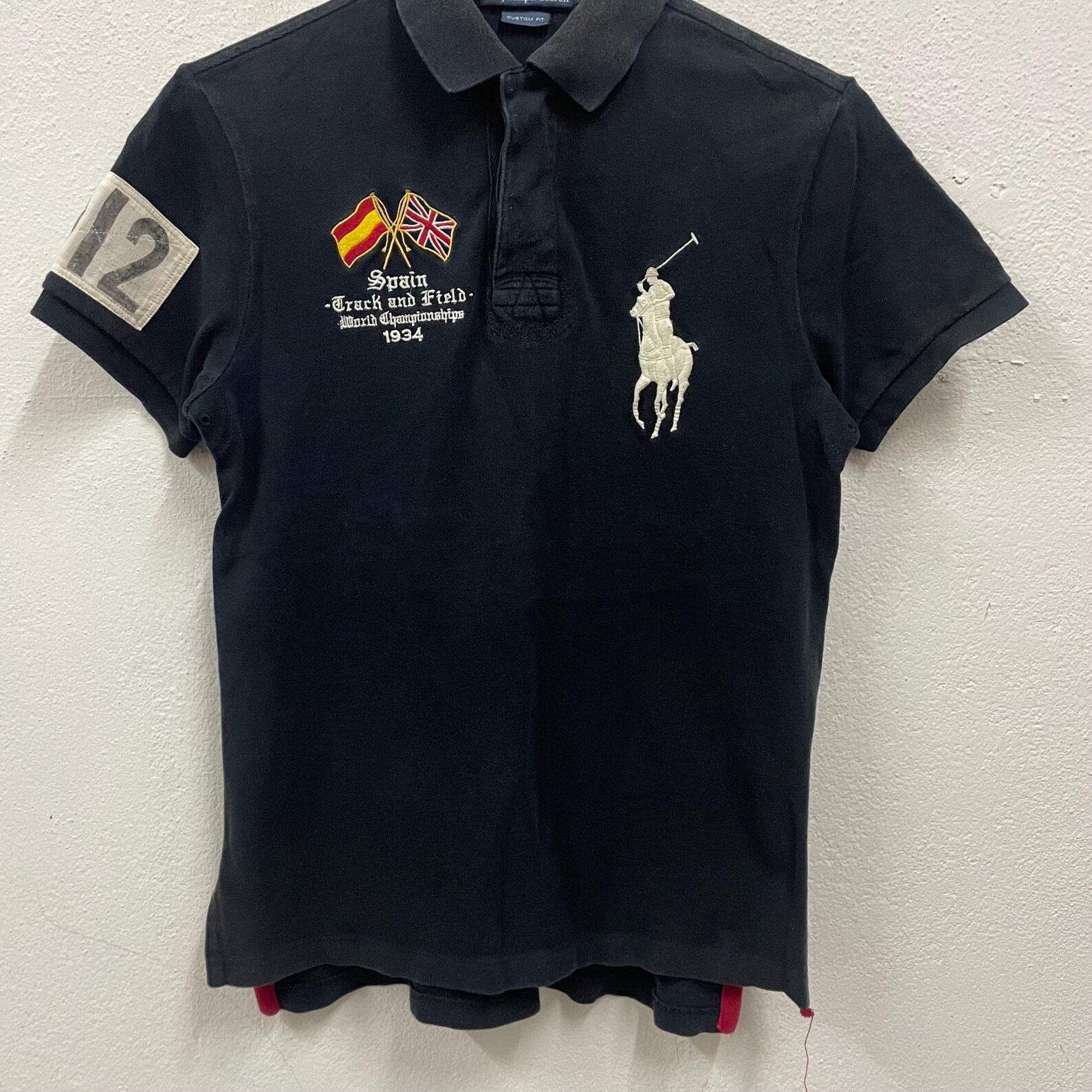 Vintage Polo Ralph Lauren Embroidered Big Pony Logo Spain Big Logo ...