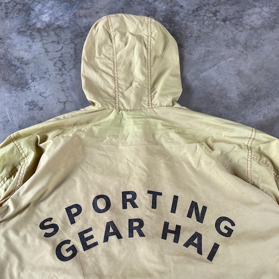 ジャケット・アウター 80s Issey Hai Sporting Gear Hooded Coat Vintage 90s HAI Sporting Gear Issey Miyake Rayon Nylon Coach