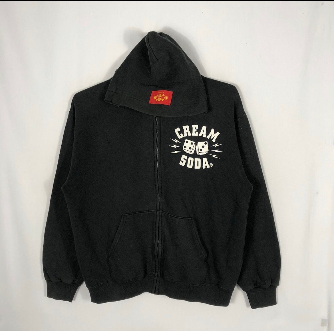 Vintage Cream Soda Rock N Roll Big Skull Big Logo Full