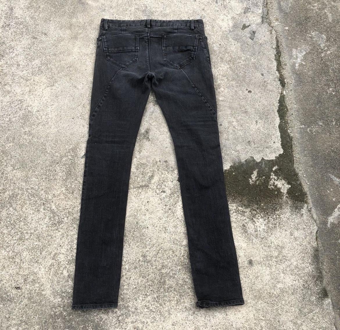 パンツ Johnny wolf skinny zip flare denim Vintage Johnny Wolf Pathcwork Ripped Distress Stylish Skinny
