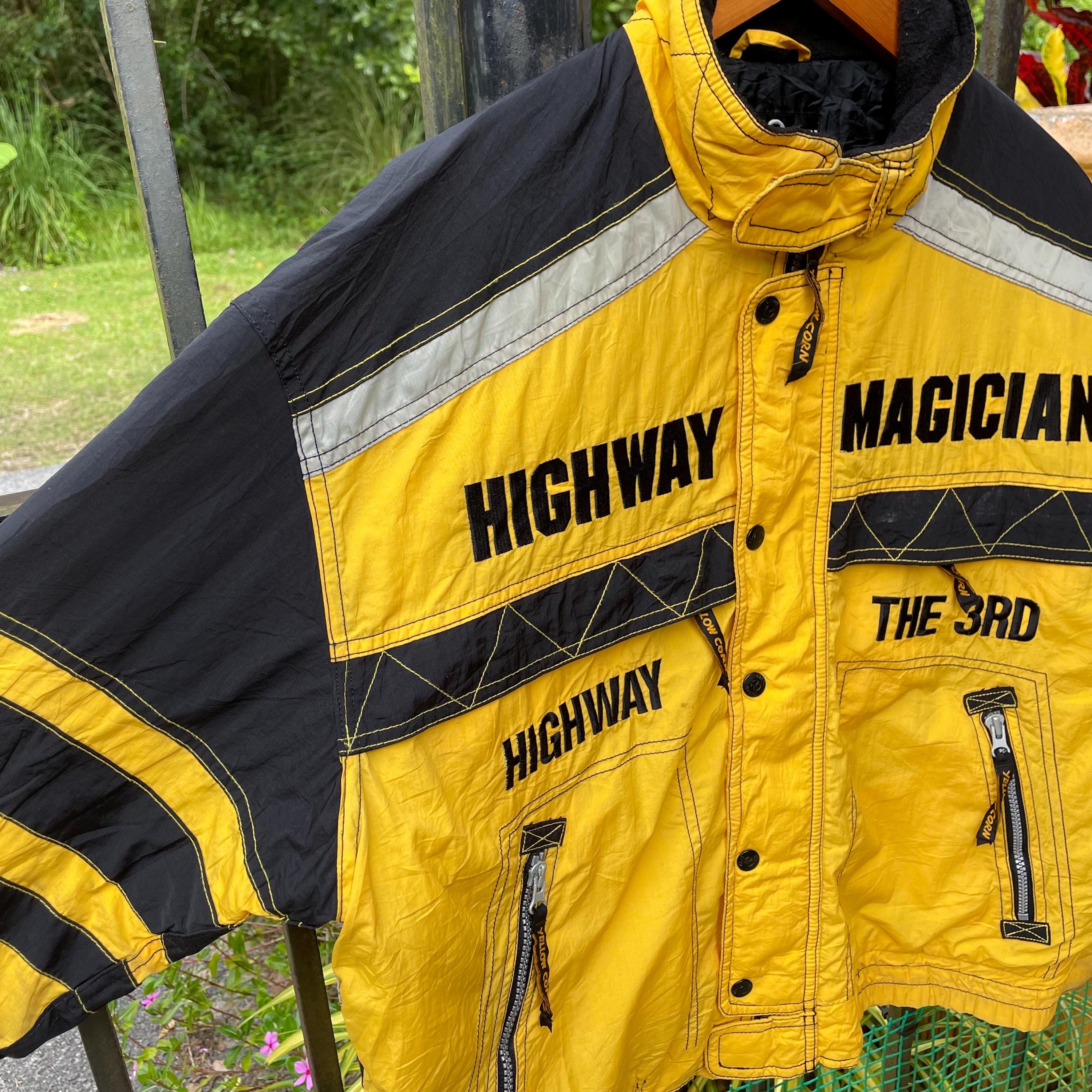 Vintage Yellow Corn Embroidered Big Logo Spellout Yellow