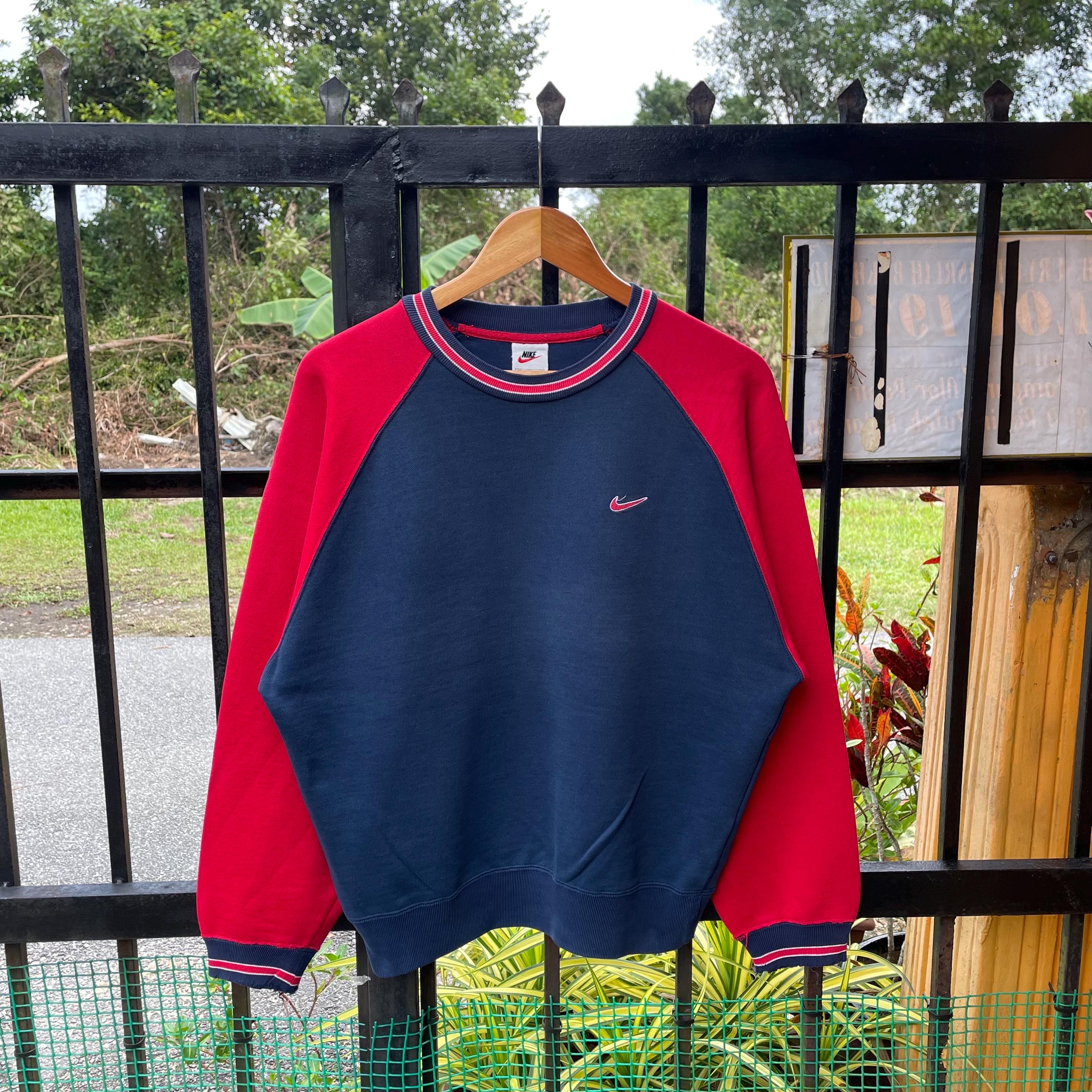 nike two tone sweatshirt